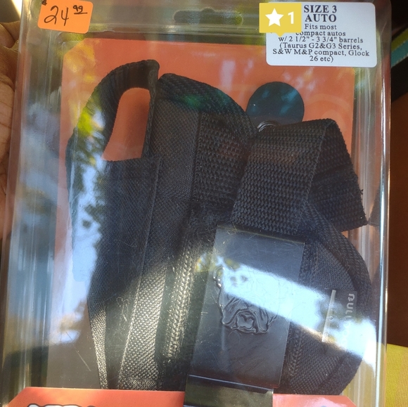 Adjustable Black Bulldog Gun Holster Open 👐 Carry 🖤 - Picture 6 of 10